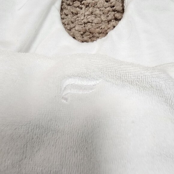 Fabletics Island Terry Halter Dress White Medium - Picture 6 of 7